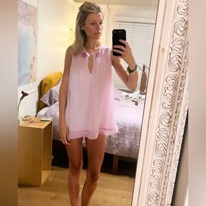 Vintage baby doll night dress with embroidered detail